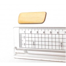 Holzbuchstabe "-" 8 cm aus Naturholz Minus oder Bindestrich