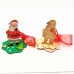 Bastelset Weihnachtsmann 12,5 cm  groß mit Organzasack