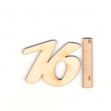 Geburtstagszahl "16" 50 mm