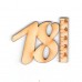 Geburtstagszahl "18" 50 mm