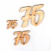 Geburtstagszahl "75" 21mm 