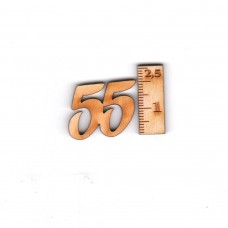 Geburtstagszahl "55" 21mm 
