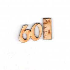 Geburtstagszahl "60" 21mm