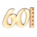 Geburtstagszahl "60" 50mm mit Füßchen