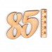 Geburtstagszahl "85" 50mm mit Füßchen