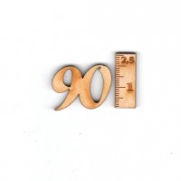 Geburtstagszahl "90" 21mm 