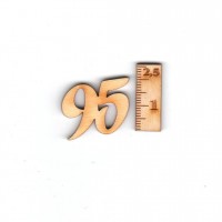 Geburtstagszahl "95" 21mm 