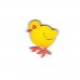 Hahn, Henne, Küken Türschild 18 cm Huhn