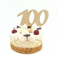 Geburtstags Tortenstecker Zahl 100