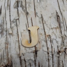 CB Holzbuchstabe breite Form "J"