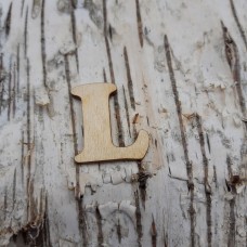 CB Holzbuchstabe breite Form "L"