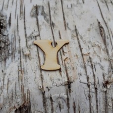 CB Holzbuchstabe breite Form "Y"