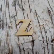 CB Holzbuchstabe breite Form "Z"