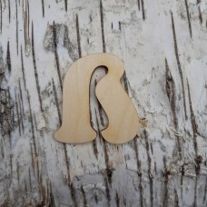 Holzbuchstabe CB 5 cm, breite Form "ß"