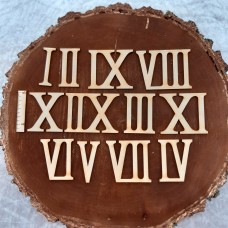 Römische Ziffern 5 cm Römische Zahlen 1 bis 12