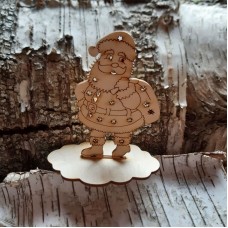 Stehender Weihnachtsmann, Geldgeschenk, Bastelset