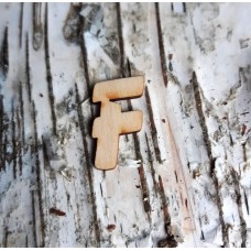 Holzbuchstabe F 21 mm