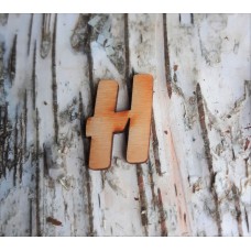 Holzbuchstabe H  21 mm