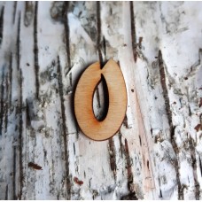 Holzbuchstabe O 21 mm