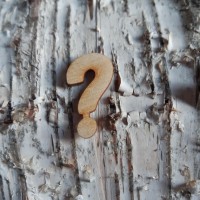 Holz-Fragezeichen ? 21 mm