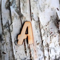 Holzbuchstabe "A" 30 mm 
