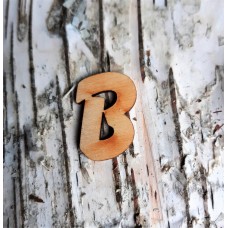 Holzbuchstabe "B" 30 mm