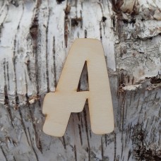 Holzbuchstabe  "A" 8 cm 