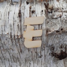 Holzbuchstabe "E" 8 cm 