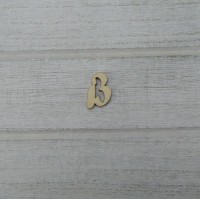 Holzbuchstabe großes "ß" 50mm aus Natuholz