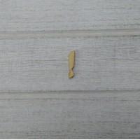 Holzbuchstabe Forte "!" 21mm aus Naturholz