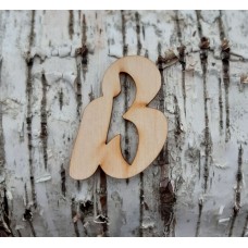 Holzbuchstabe "ß" 30mm