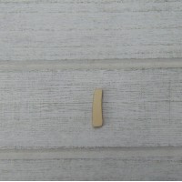 Holzbuchstabe Forte "I" 21mm aus Naturholz
