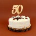 Geburtstag Tortenstecker Zahl 50, Cake Topper Sahnetorte