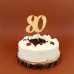 Tortenstecker Zahl 80 für das Geburtstagskind, Cake Topper