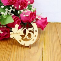 Hufeisen 95. Geburtstag, Jahrestag, Jubiläum, 80 mm