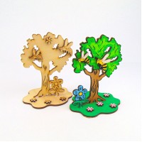 Bastelset, Kreativset Baum und Bienen