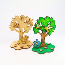 Bastelset, Kreativset Baum und Bienen