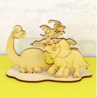 Bastelset, Kreativset Dinosaurier