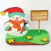 Bastelset Kreativset Lustiger Schneemann