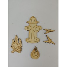 Sonderanfertigung - firmenspezifische Holzteilchen - am Beispiel der Feuerwehr